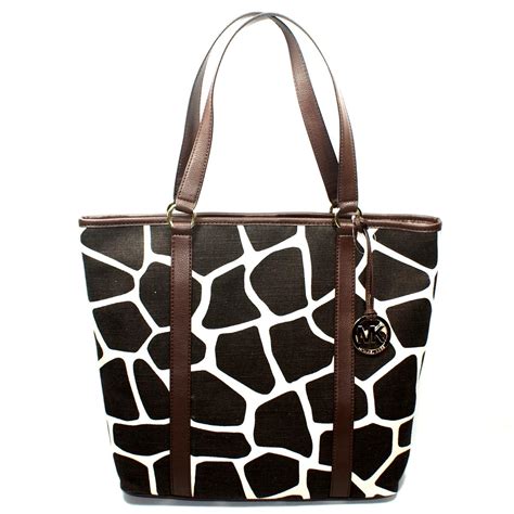 michael kors giraffe tote|Best 25+ Deals for Michael Kors Giraffe Print Handbag .